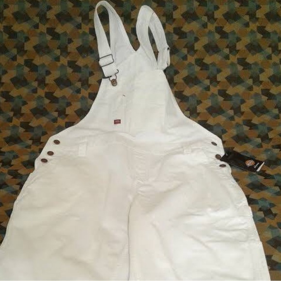 BNWT White dickes Overalls - Picture 2 of 2